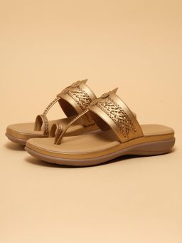 ERIDANI - Bronze Women Festive Kolhapuris