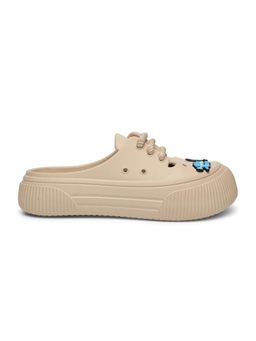Yoho - Beige Women Casual 1 Pair Clogs