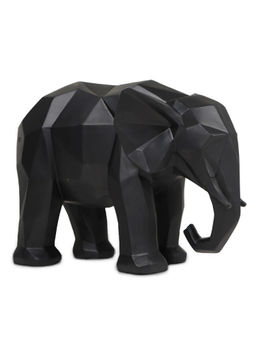 The Artment - Modern Art Geometric Elephant Accent - Black