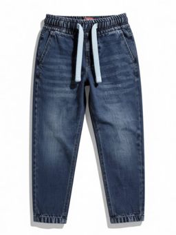 Lil Lollipop - Blue Straight Solid Jeans