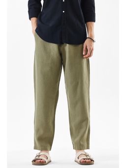 Snitch - Olive Solid Regular Trouser