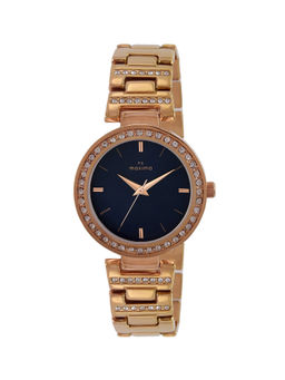PA Maxima - Attivo Analog Watch for Women in Navy Blue Dial Color