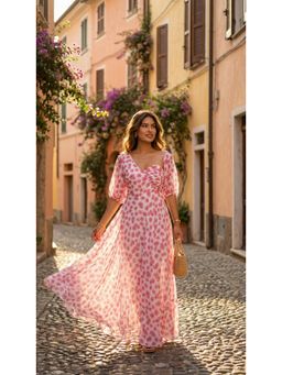 Loveprasha - Floral Three-Piece Maxi Set