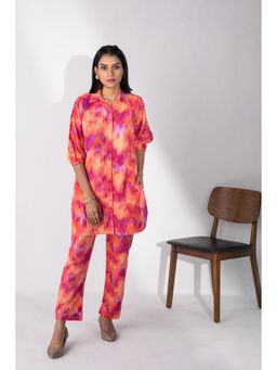etre comfortwear - Pink Emery Ikat Co-Ord Set