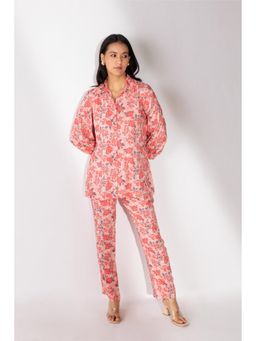 etre comfortwear - Pink Mia Cotton Co-Ord Set