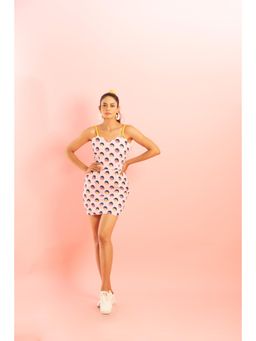 Loveprasha - Pink Shell Printed Dress