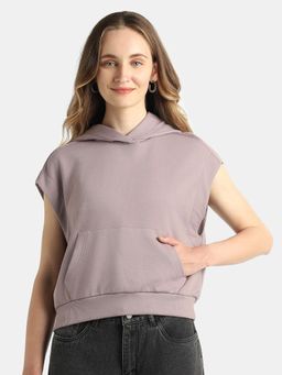 Jockey - Lavender WZ10 Womens Super Combed Rich French Terry Oversized Hoodie