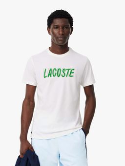 Lacoste - Ultra Dry Printed Sport T-Shirt- White
