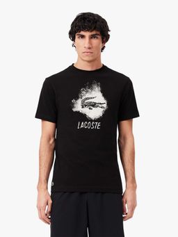 Lacoste - Ultra Dry Graphic Sport T-Shirt- Black