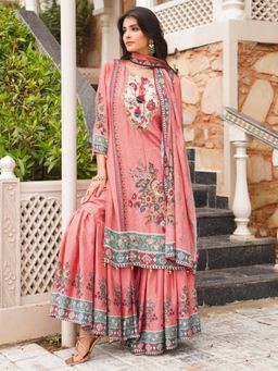 Autumnlane - Baga Brink Premium Kurta and Sharara with Dupatta