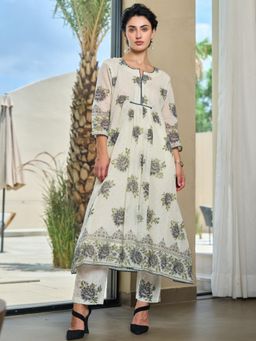 Autumnlane - Tiara Monochrome Cotton Kurta and Pant