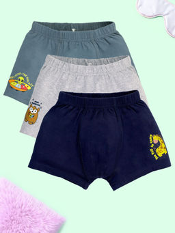 KiddoPanti - Boys Solid Boxer (Pack of 3)