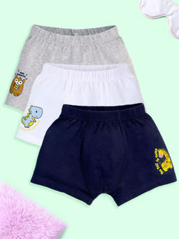 KiddoPanti - Boys Solid Boxer (Pack of 3)