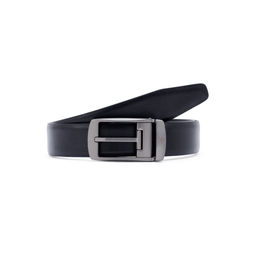 Rare Rabbit - Cedric Dusky Black Leather Belts