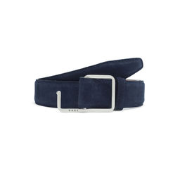 Rare Rabbit - Hedvig Dark Navy Blue Leather Belts