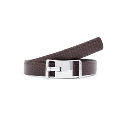Rare Rabbit - Volde Dark Brown Leather Belts