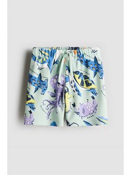 Googo Gaaga - Kids Multicolor Cotton Printed Elasticated Short