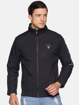 SHOWOFF - Men's Casual Navy Solid Jacket
