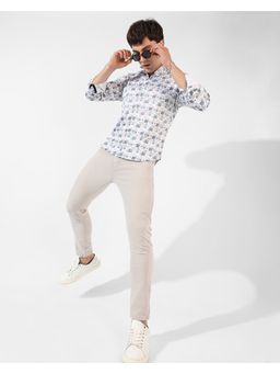 Campus Sutra - Men's Multicolour Printed Regular Fit Casual Shirt