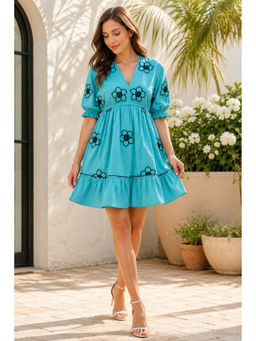 sencei - Bloom Grace Tie-Back Dress