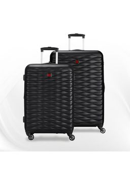 Wenger - In-Flight Textured Black Trolley Bags (M/L) (Pack of 2)