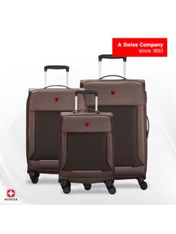 Wenger - Castic Pro Colorblock Brown Trolley Bags (S/M/L) (Pack of 3)