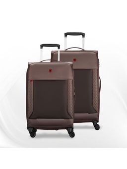 Wenger - Veric Colorblock Brown Trolley Bags (M/L) (Pack of 2)