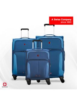 Wenger - Castic Pro Colorblock Blue Trolley Bags (S/M/L) (Pack of 3)