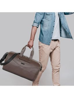 Kenneth Cole - Unisex Carry-On Travel Duffle Bag With Detachable Strap - Brown