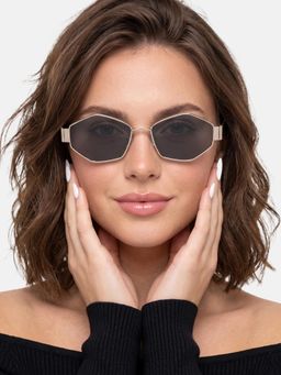 Twenty Dresses by Nykaa Fashion - Uv Protected Lens Black Sunglasses