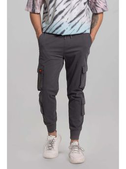 Snitch - Mens Ash Grey Streetstyle Cargo Pant