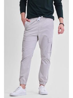 Snitch - Mens Grey Slim Fit Cargo Pant