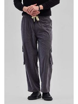 Snitch - Mens Grey Loose Fit Cargo Pant