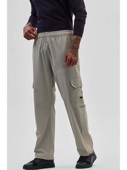 Snitch - Mens Light Grey Relaxed Fit Cargo Pant