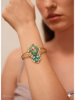 Vosgi - Blue Antique Cuff