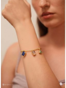 Vosgi - Multi-Colour Hanging Stone Bracelet