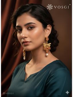 Vosgi - Rust Solar Bloom Earrings