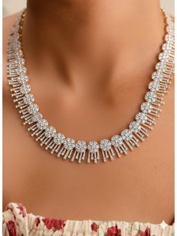 Vosgi - White Stone Necklace Jewellery