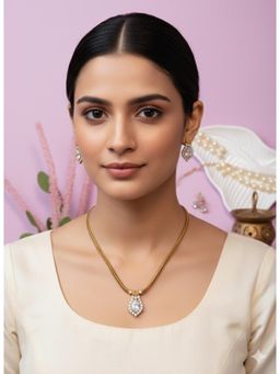 Vosgi - White Sitara Jewellery Set