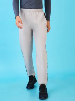 LYCOT - Men Zip Pockets and Elastic Sports Grey Trackpant