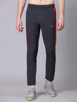Dpassion - Grey Men Polyester Sports Lightweight Gym and Running Trackpant