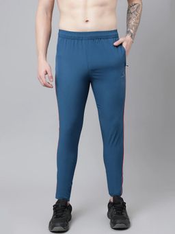 Dpassion - Men Aqua Polyester Sports Lightweight Gym and Running Trackpant