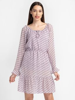 Globus - Lavender Printed Dress