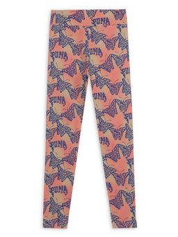 Puma - Butterfly Vibe Aop Girls Blue Tights