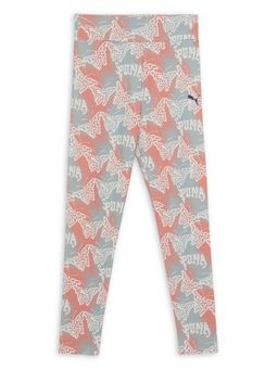 Puma - Butterfly Vibe Aop Girls White Tights