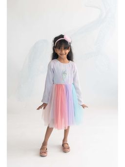 A Little Fable - Gum Drops Ice-Cream Dress Multi-Color