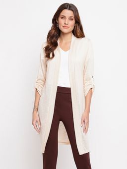 Latin Quarters - Latin Quraters Pink Full Sleeve Long Shrug