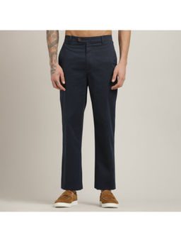 Saltpetre - Aruku Chino Relaxed Fit Cotton Navy Blue Pant