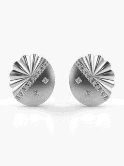 Valanova - Hallmarked 9K White Gold and Certified Lab Grown Diamond 0.26cts Stud Earrings