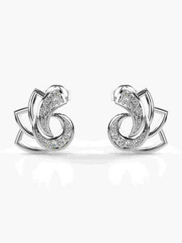 Valanova - Hallmarked 9K White Gold and Certified Lab Grown Diamond 0.33cts Stud Earrings